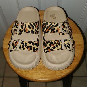 Leopard Print Sandals